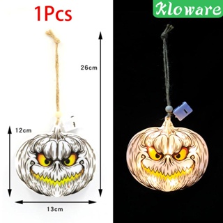 [Kloware] โคมไฟ LED แขวนประตู น่ากลัว พร็อพตกแต่งปาร์ตี้ฮาโลวีน วันหยุด ลานบ้าน