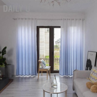 Daily U ผ้าม่านหน้าต่างกันแสงโพลีเอสเตอร์ Blackout Drape Bedroom Living Room Decor