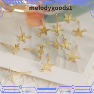 Melodygoods1 ต่างหู รูปดาว ดาว ชุบทอง เครื่องประดับ สําหรับผู้หญิง