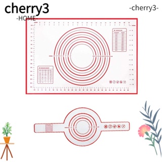 CHERRY3 แผ่นซิลิโคน เกรดอาหาร ขนาด 23.6x15.7 นิ้ว ใช้ซ้ําได้ ไม่เหนียวติด สําหรับทําเบเกอรี่ ขนมปัง