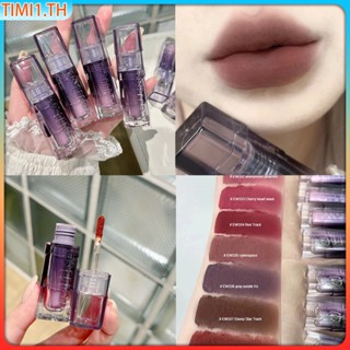 Uslike Lip Mud Natural White Matte ลิปกลอสเนื้อแมทใสติดทนนาน ลิปกลอส นู้ด ลิปสติก แต่งหน้านักเรียน | เวลา1