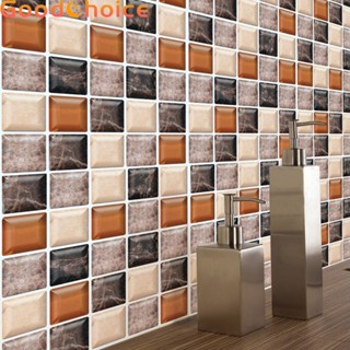 Wall Tiles Mosaic Floor Sticker Bathroom Bedroom Detachable Waterproof