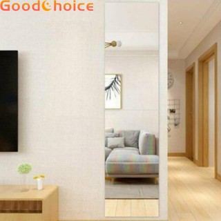 Mirror Tile Wall Sticker Decoration Room Decor Square Wall-mounted Bathroom