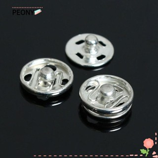 Peonypavilion กระดุมแป๊กเสื้อเชิ้ต สเตนเลส 50 คู่/ชุด