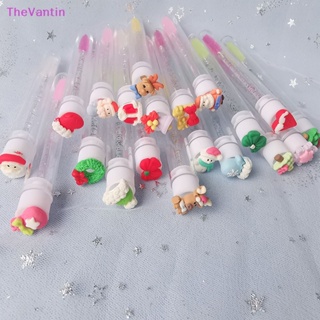 Thevantin ชุดคริสต์มาส แปรงขนตา ใช้ซ้ําได้ แปรงเขียนคิ้ว สําหรับต่อขนตา ใส แปรงขนตา แปรงแต่งหน้า ของดี