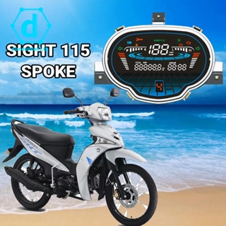 เครื่องวัดความเร็วรอบเครื่องยนต์ดิจิทัล สําหรับรถจักรยานยนต์ Yamaha Sight 115 Crypton Fi 114 1 ชิ้น