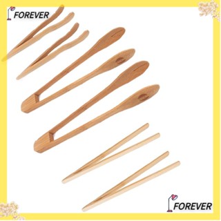 Forever ที่คีบไม้ 6 ชิ้น ที่คีบอาหาร ชีส แบบยาว 6 ชิ้น