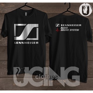 SENNHEISER เสื้อยืด พิมพ์ลายโลโก้ DB Operator Sound System สําหรับผู้ชาย