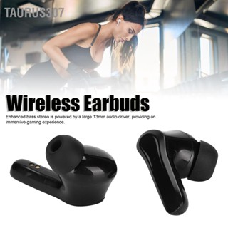 Taurus307 หูฟังเอียร์บัดไร้สาย True Wireless Gaming Headphones with Noise Reduction Microphone