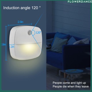 Led Motion Sensor ไฟกลางคืนพร้อมแบตเตอรี่ Powered เซ็นเซอร์ไร้สายห้องประหยัดพลังงานตู้ไฟตัวเหนี่ยวนำโคมไฟดอกไม้