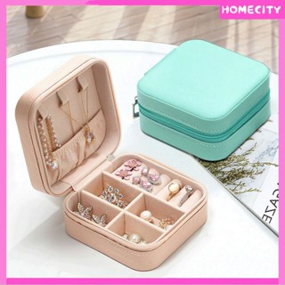 [พร้อม] กล่องใส่เครื่องประดับ Princess Storage Boxes กล่องใส่เครื่องประดับสำหรับเดินทางที่บ้าน ต่างหู สร้อยคอ แหวน