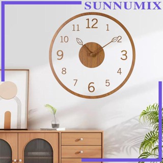 [Sunnimix] นาฬิกาแขวนผนัง อะคริลิคใส อะนาล็อก เรียบง่าย สไตล์โมเดิร์น สําหรับตกแต่งบ้าน ออฟฟิศ ห้องน้ํา