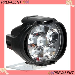 Preva ไฟสกูตเตอร์ LED 6 ดวง 1800LM สําหรับรถจักรยานยนต์ 2 ชิ้น