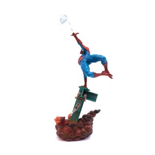 Marvel Spider Man Peter Parker Miles Morales With Light Action Figure Model Toys