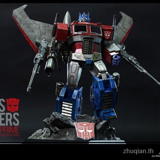 New special offer Hottoys HT Transformers G1-Optimus Prime red spider combination genuine model hand-made spot