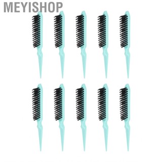 Meyishop Salon Teasing Brush  Nylon Hair 10pcs Styling Tool Portable for Hairdresser Travel