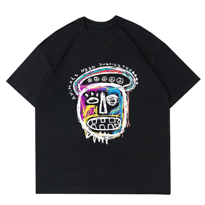 เสื้อยืด ANIMALS NEED JUSTICE | เสื้อยืด ANIMALS NEED JUSTICE OVERSIZE | ANIMALS NEED JUSTICE VINTAG