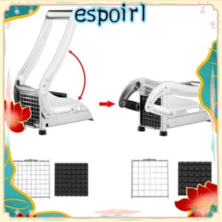 Espo ใบมีดสเตนเลส แมนนวล 1/2 นิ้ว หรือ 3/8 นิ้ว แบบเปลี่ยน สําหรับทําอาหาร มันฝรั่งทอด