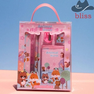 Bliss ไม้บรรทัดยางลบ 6 in 1 ของขวัญวันหยุดนักเรียนอนุบาล สําหรับนักเรียนประถม