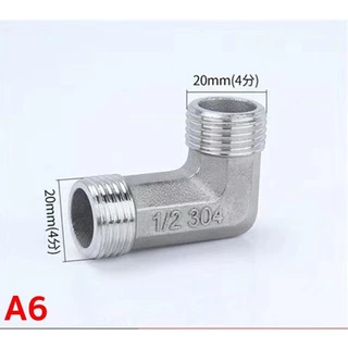 ข้อต่อสแตนเลส นิปเปิ้ลสแตนเลส ขนาด 4 หุน(1/2") คุณภาพดี ไม่เป็นสนิม!! Hplimbing YP-117