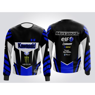 เสื้อแจ็กเก็ตแขนยาว ลาย kawasaki jersey riders ออกแบบดี ยอดนิยม สําหรับขี่จักรยานยนต์ yamaha