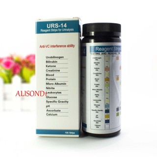 Alisond1 แถบทดสอบปัสสาวะยูโรบิลิโนเจน สําหรับ Leukocytes Protein 14 พารามิเตอร์