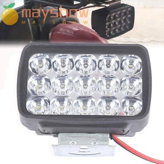 Mayshow อะไหล่หลอดไฟหน้าจักรยานไฟฟ้า LED 15 ดวง 12V-80V สว่างมาก