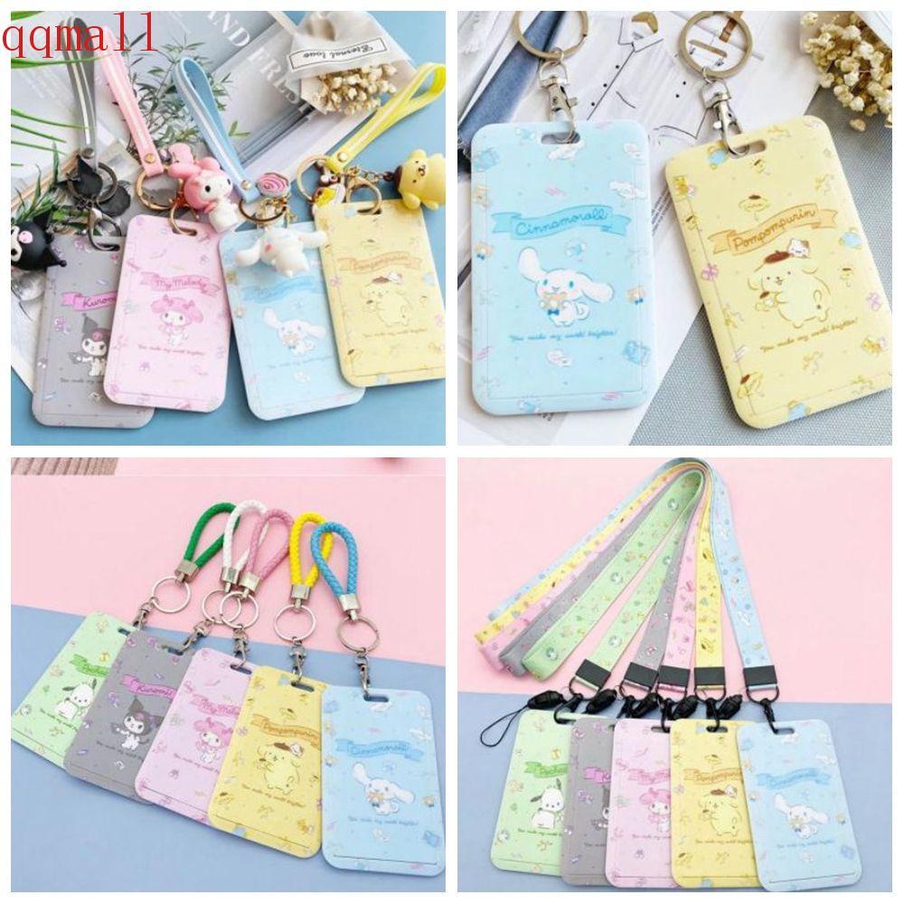 Qqmall กระเป๋าใส่บัตรเครดิตบัตรเครดิตลายการ์ตูนสําหรับผู้หญิงและผู้ชาย