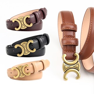 The new double C Arc de Triomphe ladies belt fashion all-purpose decorative belt jeans belt vintage womens belt factory