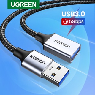 Ugreen สายเคเบิลต่อขยาย USB 3.0 Type A ตัวผู้ เป็นตัวเมีย สําหรับถ่ายโอนข้อมูล