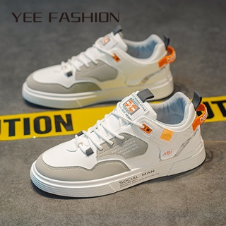 YEE Fashion รองเท้า ผ้าใบผู้ชาย ใส่สบาย สินค้ามาใหม่ แฟชั่น ธรรมดา เป็นที่นิยม ทำงานรองเท้าลำลอง 33z080101 ทันสมัย Beautiful รุ่นใหม่ สบาย D95D01I 37Z230910