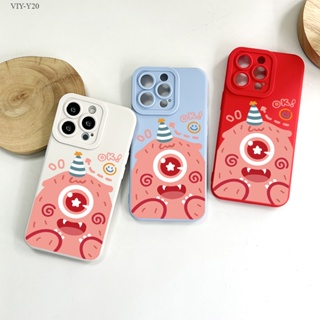 VIVO Y20 Y20i Y20S G Y12S Y12A Y17 Y15 Y12 Y16 Y19 Y91 Y95 Y91C Y1S 2021 Cartoon Big Eyed Monster  เคส เคสโทรศัพท์