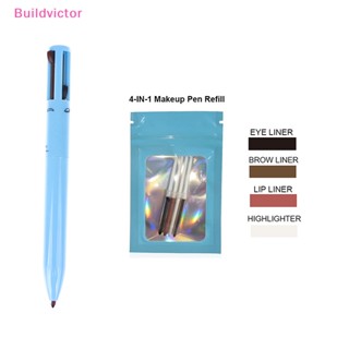 Buildvictor 4 In 1 ดินสอเขียนคิ้ว กันน้ํา กันเหงื่อ สําหรับแต่งหน้า TH