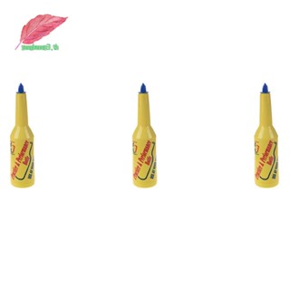 อุปกรณ์เขย่าขวดไวน์ สีเหลือง สําหรับบาร์เทนเดอร์ ผับ บาร์เทนเดอร์ 3 ชิ้น