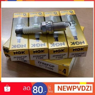 🔥ลดพิเศษ🔥หัวเทียน NGK ZFR6FGP (แพ็ค4หัว) หัวเทียนเข็ม PLATINUM G-POWER หัวเทียนแพลตินั่ม หัวเทียนฮอนด้า