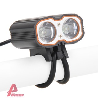 โคมไฟ LED 6000LM CREE XM-L T6 USB กันน้ํา สําหรับติดด้านหน้ารถจักรยาน 2 ชิ้น [Woodrow.th]