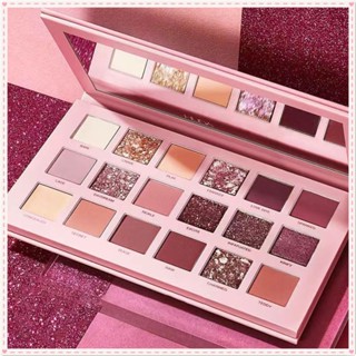 Meibaoge 18 สีอายแชโดว์ Palette Desert Rose Gold ลูกปัด Matte Flash Glitter อายแชโดว์ Smooth Waterproof Long Lasting Eye Makeup JOYFEEL