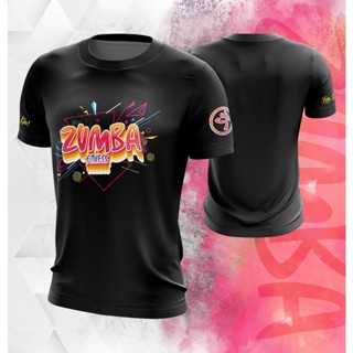 Zumba ฟิตเนส D3 | เสื้อเจอร์ซีย์ไมโครไฟเบอร์ ดีไซน์ใหม่