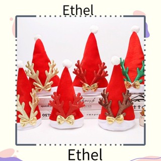 Ethel1 หมวกเขากวาง หมวกคริสต์มาส ปีงานรื่นเริง ปาร์ตี้ กํามะหยี่ สีทอง