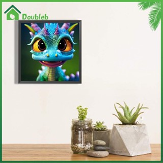 【Doub X ✮】ภาพวาดปักเพชร ทรงกลม ลายเทอโรซอร์ 5D DIY สําหรับตกแต่งบ้าน ✮