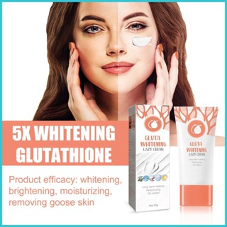 Gluta whitening Lazy CREAM GMEELAN เจลขัดผิวหน้า สูตรส้ม เพื่อผิวกระจ่างใส fuji1th