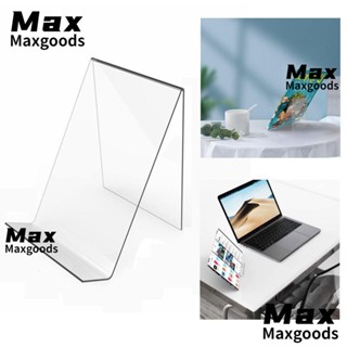 Maxg ชั้นวางหนังสือ ขาตั้งโชว์ อะคริลิค DIY แฟชั่น 6x4 นิ้ว ชั้นวางรูปภาพ