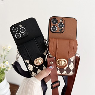 สําหรับ OPPO A98 A78 5G A94 A77S A57 A77 2022 A55 A17 A17K A16 A16K A15 A15S A53 A31 A91 A9 A5 2020 A93 เคสโทรศัพท์ Soft TPU Case เคสป้องกัน แฟชั่นย้อนยุค Trendy hot-selling Button Coin Purse Diagonal Card Package เปลือกกันกระแทก