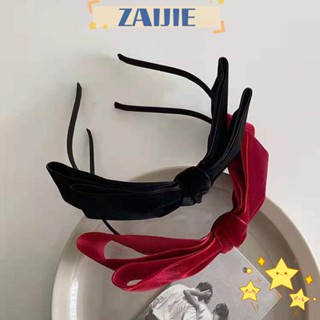 Zaijie24 ที่คาดผม ผ้ากํามะหยี่ น่ารัก ที่คาดผม ปาร์ตี้กลางคืน ที่คาดผม