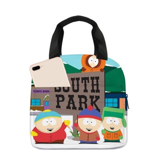 South Park กระเป๋าใส่กล่องอาหารกลางวัน มีฉนวนกันความร้อน อเนกประสงค์ พิมพ์ลาย สําหรับเด็กผู้ชาย และเด็กผู้หญิง