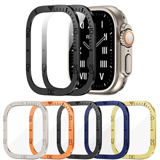 สําหรับ IWatch Ultra 49 มม. อุปกรณ์เสริม HD ฟิล์มกันรอยหน้าจอ แบบเต็ม IWatch Ultra 49 มม. เคสสเกลเวลา