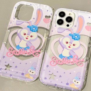 เคสโทรศัพท์มือถือ ซิลิโคนนุ่ม TPU ใส กันกระแทก ลายกระต่ายน่ารัก สําหรับ IPhone 14 13 11 12 Pro XS Max X XR 7+ 8 Plus