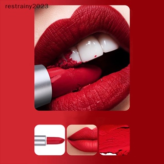 [restrainy] ลิปกลอส เนื้อแมตต์กํามะหยี่ กันน้ํา ขนาดเล็ก แบบพกพา