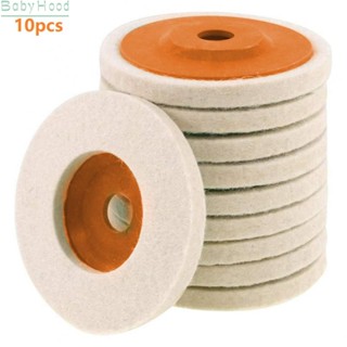 【Big Discounts】10pcs Wool Polishing Wheel Buffing Pads Grinder Wheel Disc Grinder Accessories#BBHOOD