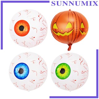 [Sunnimix] ลูกโป่งพองลม ลายฮาโลวีน สําหรับตกแต่งสวน